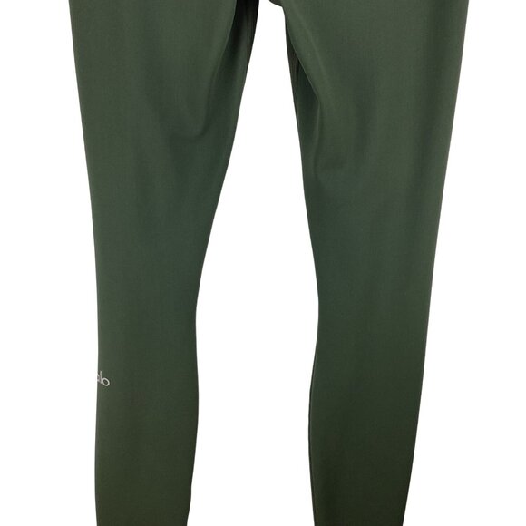 Alo Yoga Womens High Waisted Ripped Warrior Leggings Size XXS Hunter Green Athle - Picture 8 of 10